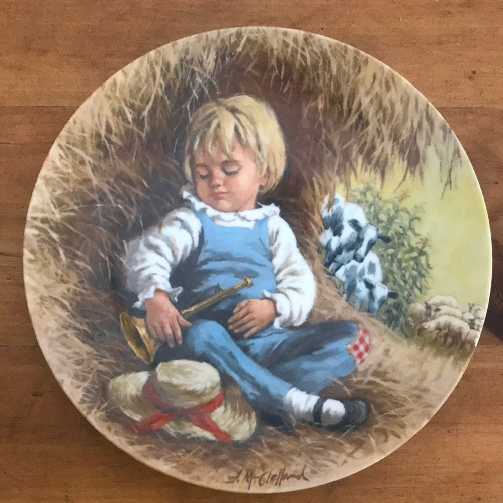 “Little Boy Blue” Mother Goose Collector Plate